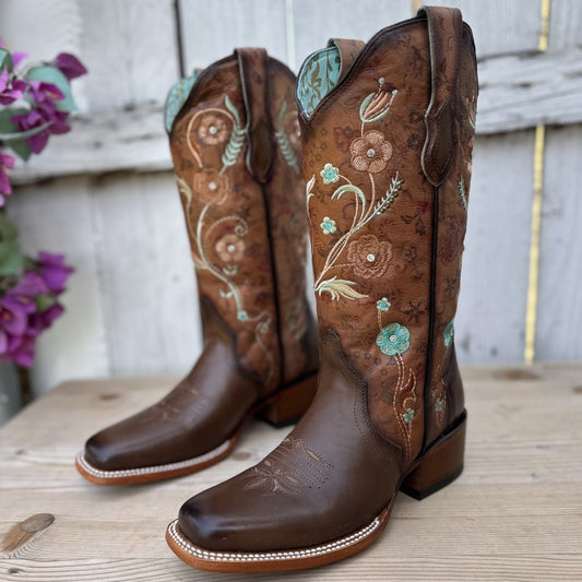 RC-Liz Cafe - Western Boots for Women - Leather Cowgirl Boots