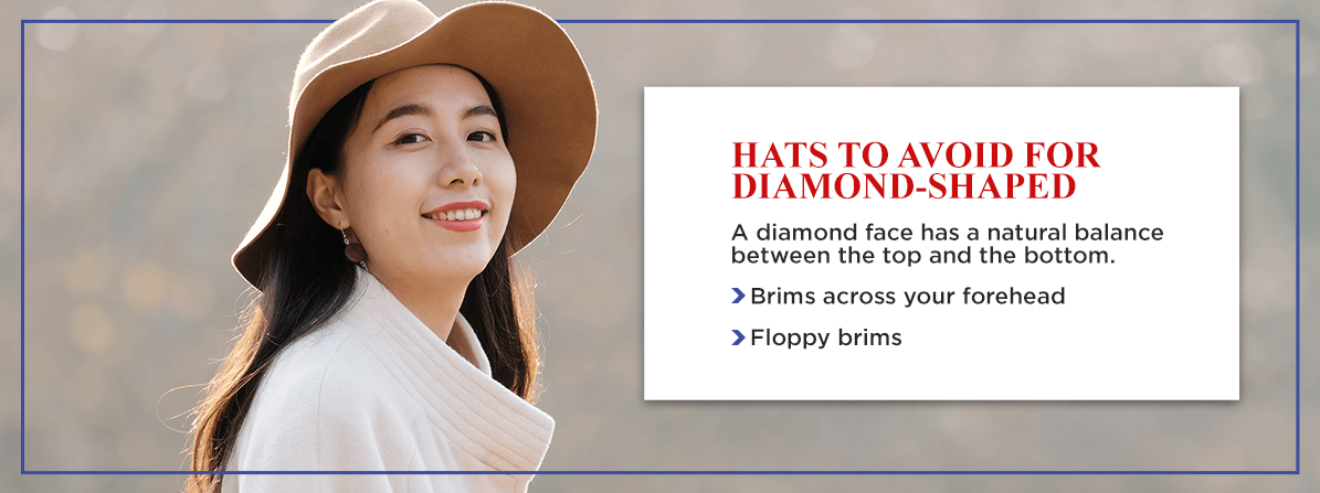 diamond shaped faces