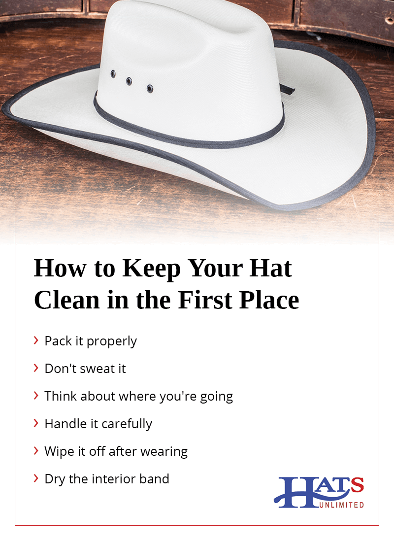 keep your hat clean