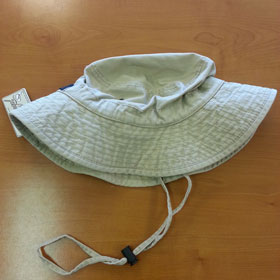 hat folded in half