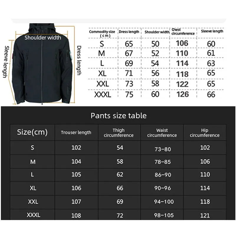 Waterproof Tactical Military Thermal Jacket - Automation and Energy