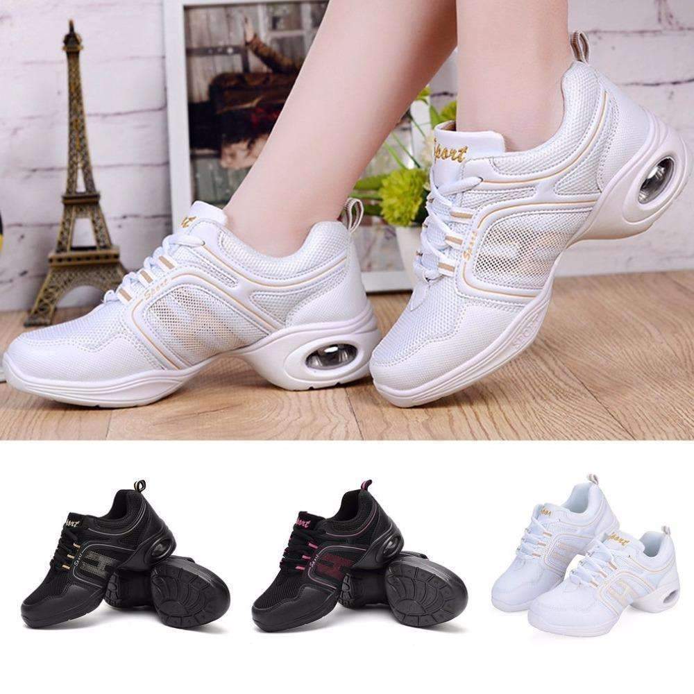 Spring Summer Soft Sole Women Dance Shoes Breathable Gym Sports Sneake –  wstbd