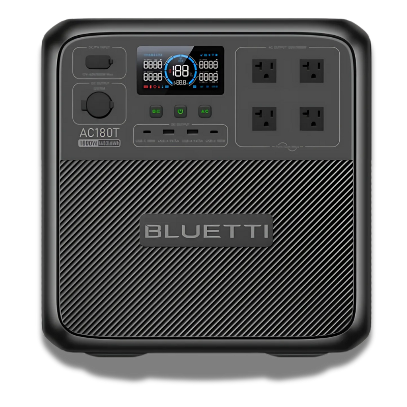 BLUETTI AC180T Portable Power Station | 1,800W, 1433Wh
