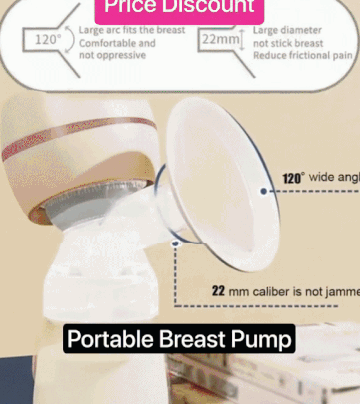 Portable Electric Breast Pump GIF Ad