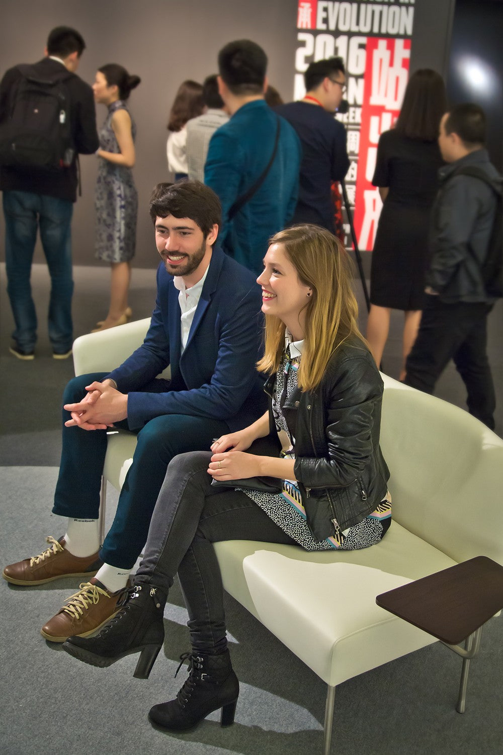 People sitting on chair