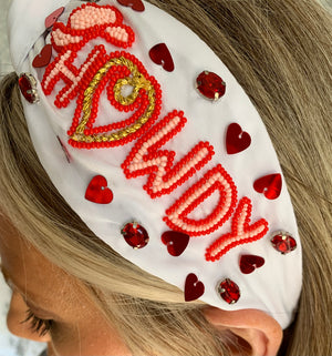 White Howdy Honey Headband - Pretty In Pinkgrass Boutique