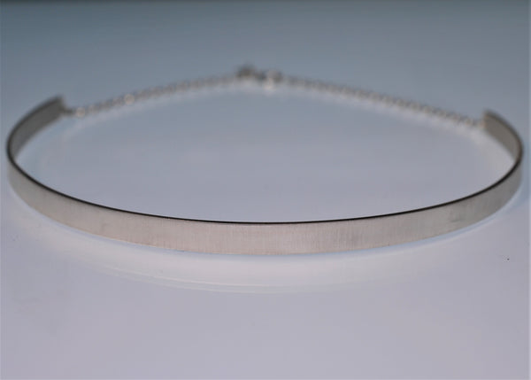 Silver Plain Choker – Barr \u0026 Co Jewellery