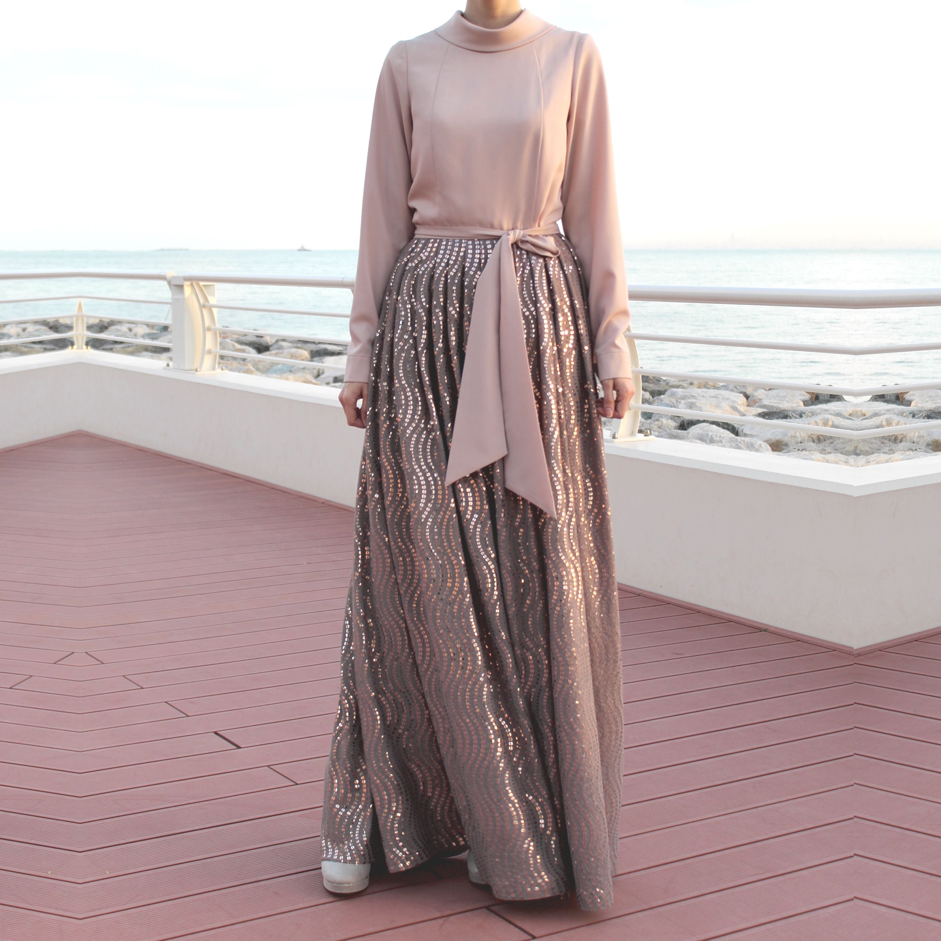 long sleeve maxi dress occasion