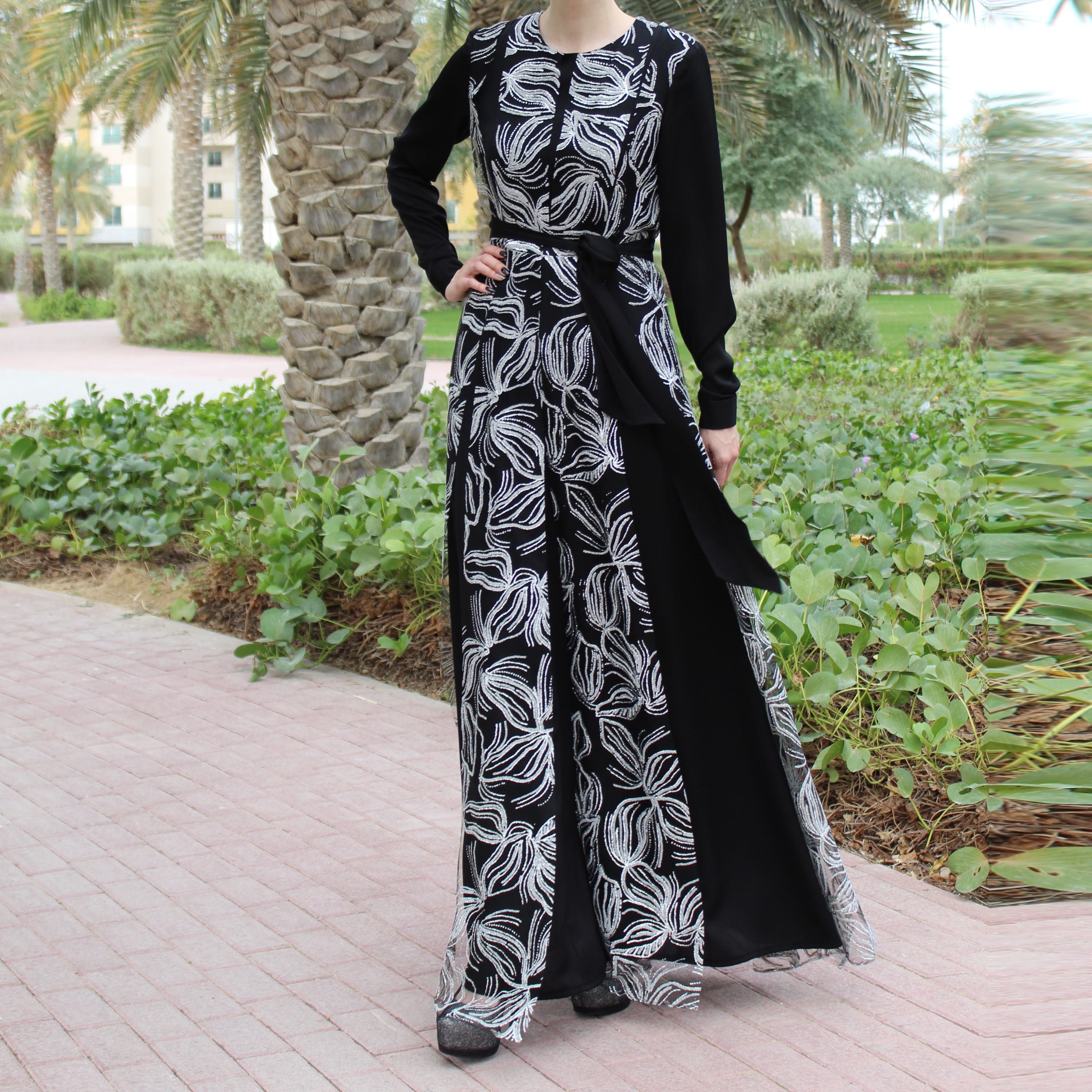 long sleeve maxi dress special occasion