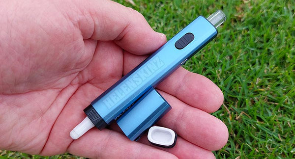 Blue Releafy SLIDR Wax Pen with Quartz Coil & Cap NZ