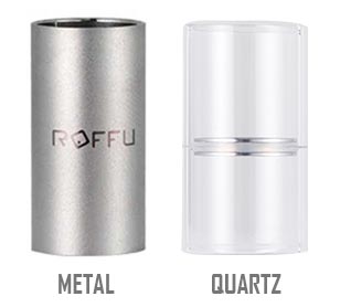 Metal and Quartz Chambers for XLUX ROFFU Vaporizer