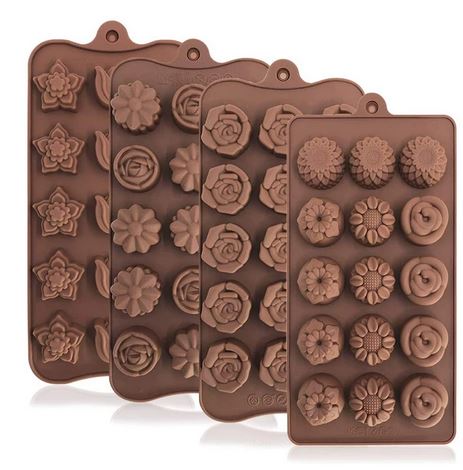 Chocolate Silicone Molds for Herbal Infusions NZ