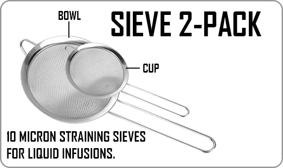 2-Pack of Straining Sieves for Infusions in the Nova FX NZ