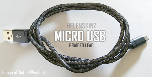 1M USB Braided Power Lead Replacement for all Herbal Vapes NZ