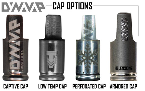 DynaVap Cap options - 4 different Caps