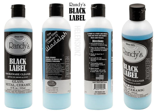 4 Bottles RANDY’S BLACK LABEL GLASS CLEANER 355ml NZ