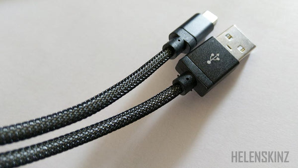 1M LONG USB Braided Power Lead Replacement for all Herbal Vapes NZ