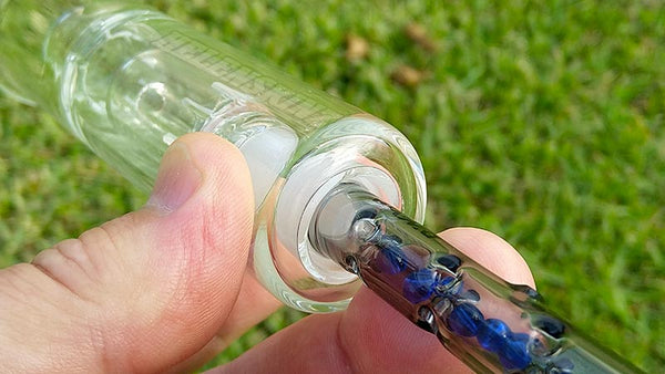 Grey BB9 Glass Stem with VapeTube 14 Water Bubbler NZ