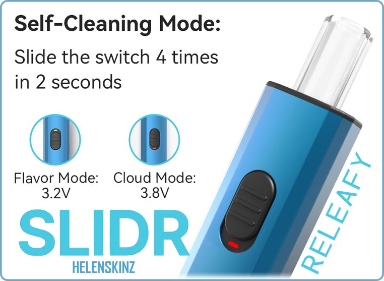 Self Cleaning Mode Releafy SLIDR Wax Pen NZ - Helenskinz NZ