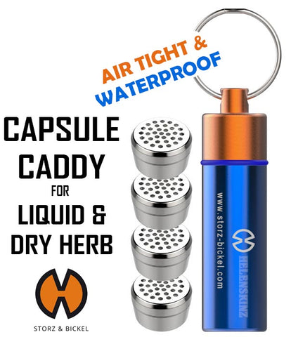 Capsule Caddy NZ with Liquid & Dry Herb Capsules NZ
