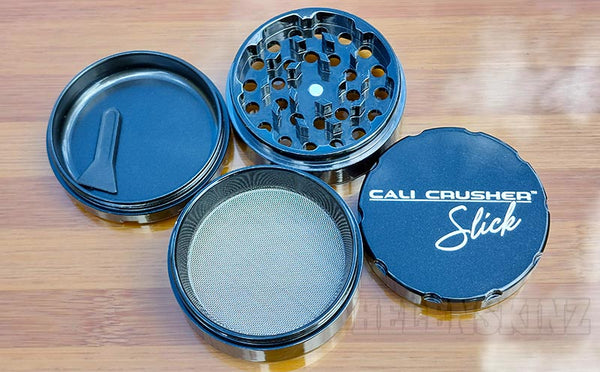 4 Piece Black Cali Crusher OG Slick Non-Stick Herb Grinder NZ