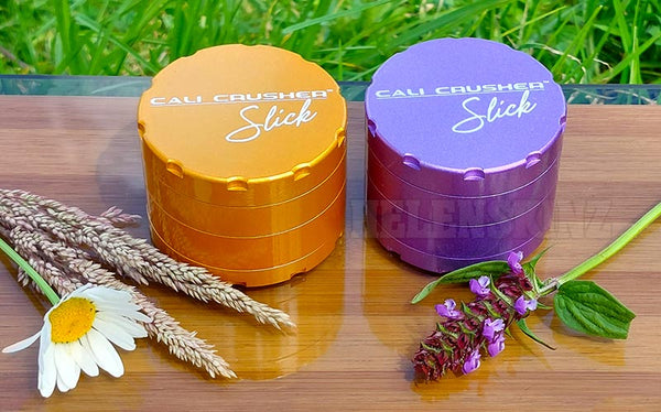 Purple & Orange Cali Crusher OG Slick Non-Stick Herb Grinder NZ