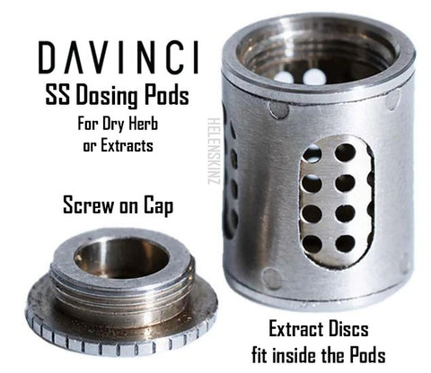 DaVinci Dosing Pods for IQ2 & IQC Vapes NZ