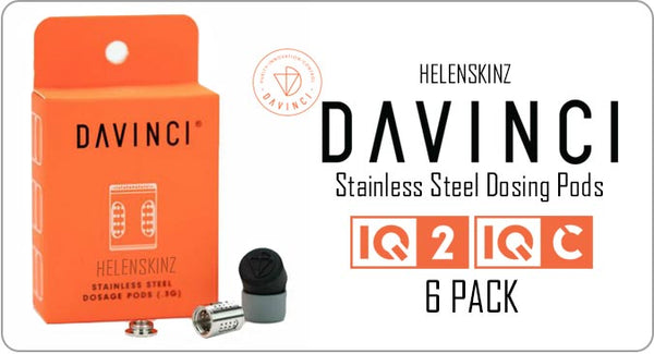 Davinci Stainless Steel Dosage Pods for IQ2 & IQC Vapes NZ