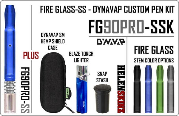 FG90PRO-SSK NZ Custom DynaVap Glass Pen NZ