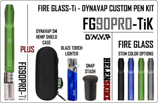 FG90PRO-TiK NZ Custom DynaVap Glass Pen NZ