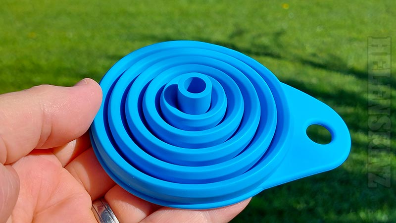 Folded Silicone Foldable Funnels for all Herbal Infusions NZ