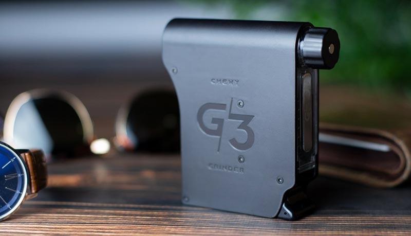 The CHEWY G3 Electronic Herb Grinder for Vapes