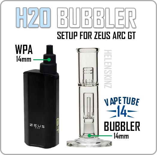 Bubblers and Waterpipe Adapter for Zeus ARC Vapes NZ