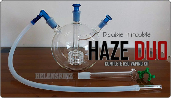 HAZE DUO Vaporizer Bong - Full H2O Vaping Kit NZ