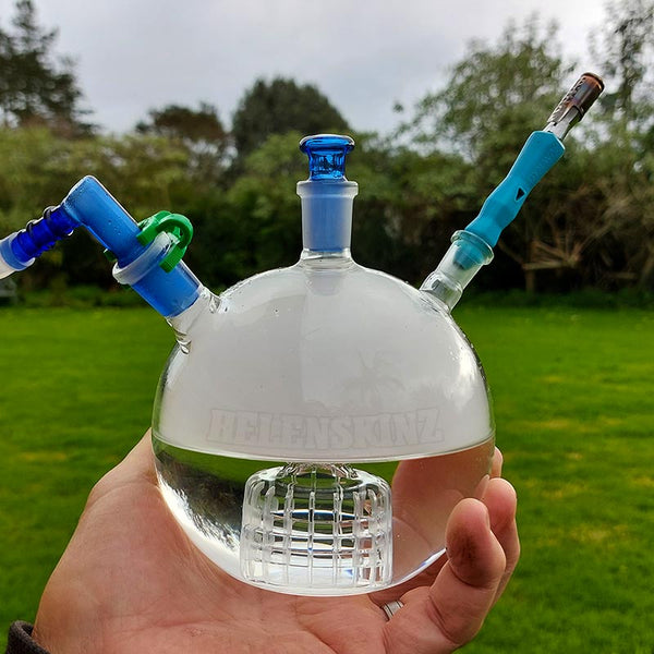 Haze DUO Bong Video NZ - With DynaVap The B Neon Blue Pen