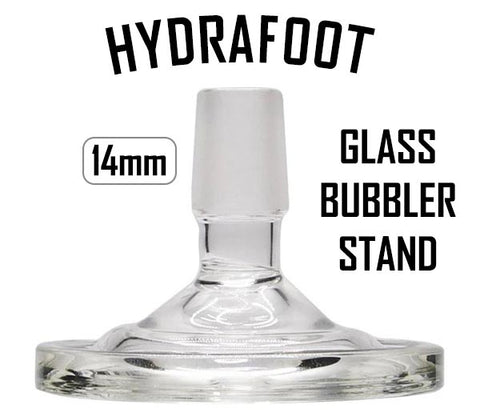 HydraFoot 14mm Glass Stand for Bubblers & Vaping Water Tools NZ