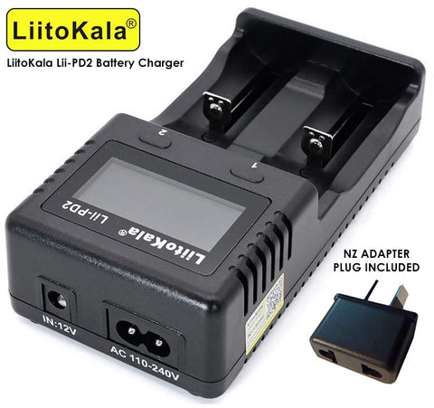 LiitoKala Lii-PD2 220v Dual Multi Batt Charger