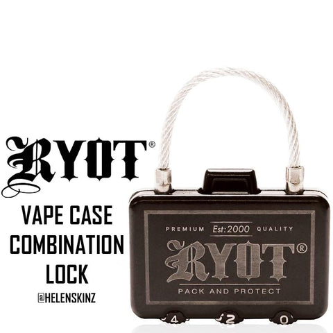 Ryot Combination Lock for Vape Cases NZ - RYOT NZ