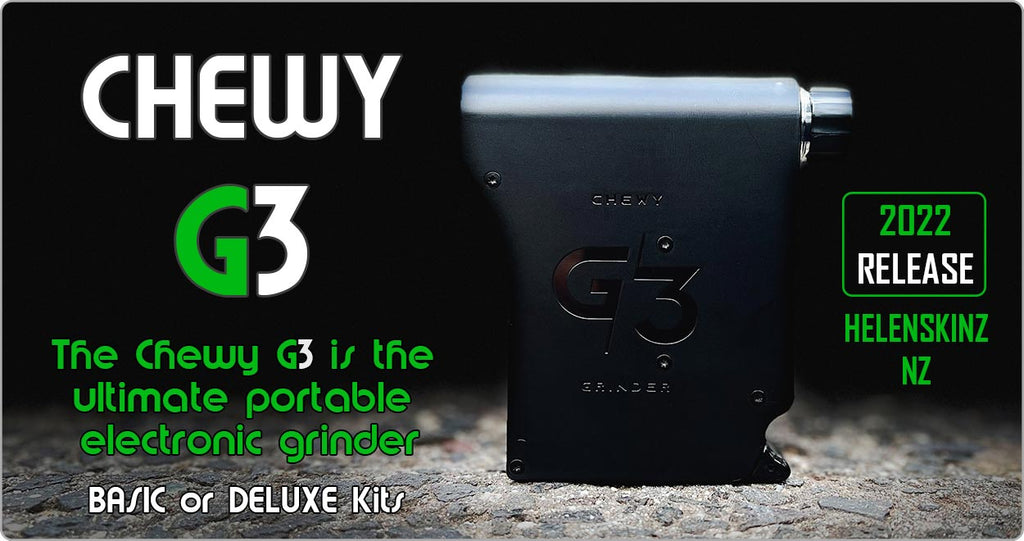 The CHEWY G3 Electronic Herb Grinder for Vapes & Smokes NZ