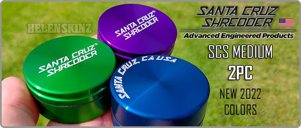 Medium Santa Cruz Shredder Herb Grinders - Helenskinz Vape Shop NZ