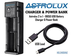 Astrolux USB Battery Charger for Vapes NZ