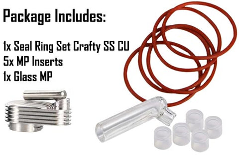 Seal Rings for V2 Stainless Steel Cooling Unit for Crafty Vape - NZ