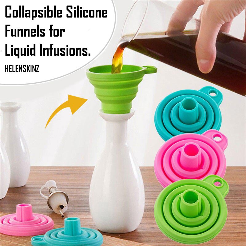 Silicone Foldable Funnels for all Herbal Infusions NZ