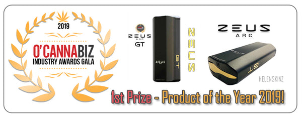 O'Cannabiz Toronto - First Prize Winner 2019 best product - Zeus ARC GT.
