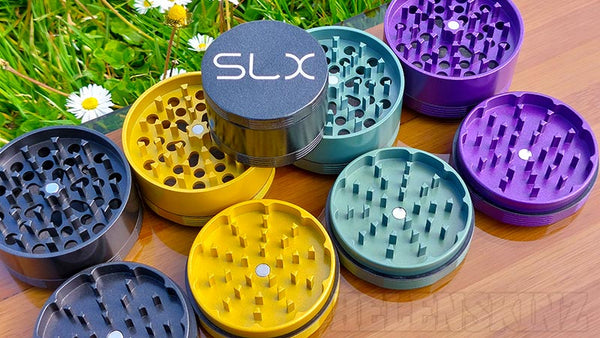 Opened SLX Non Stick Herb Grinders NZ Helenskinz