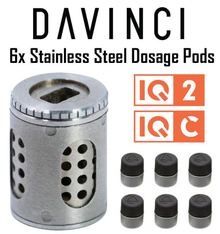 DaVinci Stainless Steel Dosing Pods NZ