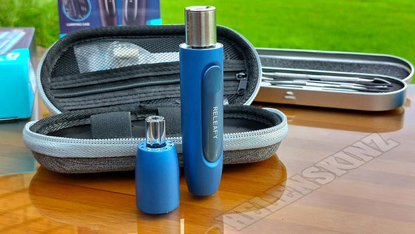 Components of the RELEAFY TORCH 2.0 Dab Pen NZ