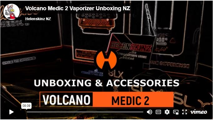 Volcano Medic 2 Vimeo Video - Unboxing Video Helenskinz NZ