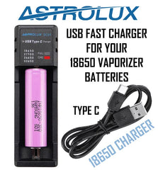 Astrolux SC01 Type-C USB 18650 Vaporizer Battery Charger NZ