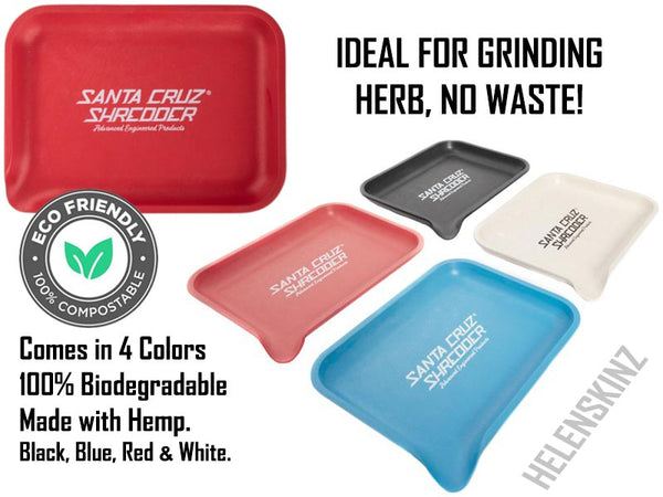 Santa Cruz Shredder Biodegradable Hemp Rolling & Grinding Trays NZ